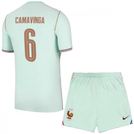 Camiseta de fútbol Francia Camavinga 6 Niño 2ª equipación Copa Mundial 2026 Camiseta de fútbol Francia Camavinga 6 Niño 2ª equipación Copa Mundial 2026
