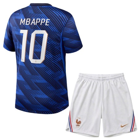 Camiseta de fútbol Francia Mbappé 10 Niño 1ª equipación Copa Mundial 2026 Camiseta de fútbol Francia Mbappé 10 Niño 1ª equipación Copa Mundial 2026