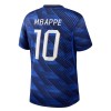Camiseta de fútbol Francia Mbappé 10 Niño 1ª equipación Copa Mundial 2026