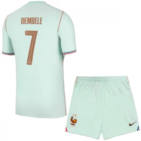 Camiseta de fútbol Francia O. Dembele 7 Niño 2ª equipación Copa Mundial 2026 Camiseta de fútbol Francia O. Dembele 7 Niño 2ª equipación Copa Mundial 2026