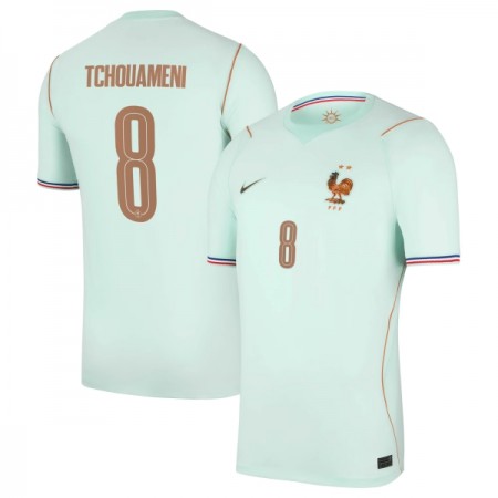 Camiseta de fútbol Francia Tchouameni 8 2ª equipación Copa Mundial 2026 Camiseta de fútbol Francia Tchouameni 8 2ª equipación Copa Mundial 2026