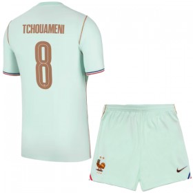 Camiseta de fútbol Francia Tchouameni 8 Niño 2ª equipación Copa Mundial 2026
