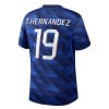 Camiseta de fútbol Francia Theo Hernandez 19 1ª equipación Copa Mundial 2026