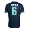 Camiseta de fútbol Alemania Kimmich 6 2ª equipación Copa Mundial 2026