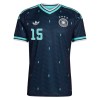 Camiseta de fútbol Alemania N. Schlotterbeck 15 2ª equipación Copa Mundial 2026
