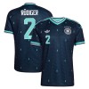 Camiseta de fútbol Alemania Rudiger 2 2ª equipación Copa Mundial 2026 Camiseta de fútbol Alemania Rudiger 2 2ª equipación Copa Mundial 2026