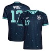 Camiseta de fútbol Alemania Wirtz 17 2ª equipación Copa Mundial 2026 Camiseta de fútbol Alemania Wirtz 17 2ª equipación Copa Mundial 2026
