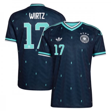 Camiseta de fútbol Alemania Wirtz 17 2ª equipación Copa Mundial 2026 Camiseta de fútbol Alemania Wirtz 17 2ª equipación Copa Mundial 2026