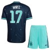 Camiseta de fútbol Alemania Wirtz 17 Niño 2ª equipación Copa Mundial 2026 Camiseta de fútbol Alemania Wirtz 17 Niño 2ª equipación Copa Mundial 2026