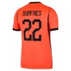 Camiseta de fútbol Países Bajos Dumfries 22 1ª equipación Copa Mundial 2026 Camiseta de fútbol Países Bajos Dumfries 22 1ª equipación Copa Mundial 2026