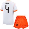 Camiseta de fútbol Países Bajos Virgil 4 Niño 2ª equipación Copa Mundial 2026 Camiseta de fútbol Países Bajos Virgil 4 Niño 2ª equipación Copa Mundial 2026