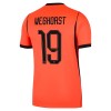 Camiseta de fútbol Países Bajos Weghorst 19 1ª equipación Copa Mundial 2026 Camiseta de fútbol Países Bajos Weghorst 19 1ª equipación Copa Mundial 2026