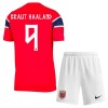 Camiseta de fútbol Noruega Haaland 9 Niño 1ª equipación Copa Mundial 2026 Camiseta de fútbol Noruega Haaland 9 Niño 1ª equipación Copa Mundial 2026