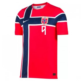 Camiseta de fútbol Noruega Haaland 9 Niño 1ª equipación Copa Mundial 2026