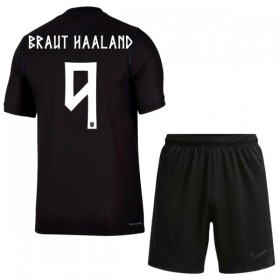 Camiseta de fútbol Noruega Haaland 9 Niño 2ª equipación Copa Mundial 2026