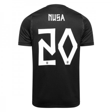 Camiseta de fútbol Noruega Nusa 20 2ª equipación Copa Mundial 2026 Camiseta de fútbol Noruega Nusa 20 2ª equipación Copa Mundial 2026