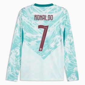 Camiseta de fútbol Portugal Ronaldo 7 2ª equipación Copa Mundial 2026 Manga Larga