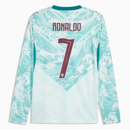 Camiseta de fútbol Portugal Ronaldo 7 2ª equipación Copa Mundial 2026 Manga Larga Camiseta de fútbol Portugal Ronaldo 7 2ª equipación Copa Mundial 2026 Manga Larga