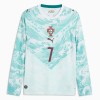 Camiseta de fútbol Portugal Ronaldo 7 2ª equipación Copa Mundial 2026 Manga Larga