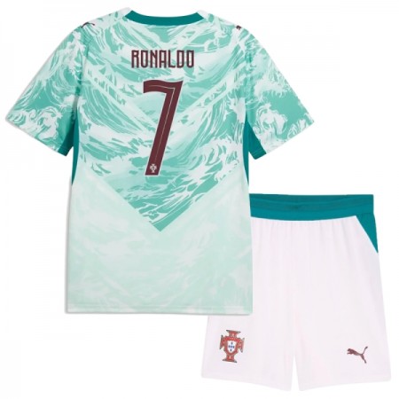 Camiseta de fútbol Portugal Ronaldo 7 Niño 2ª equipación Copa Mundial 2026