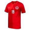 Camiseta de fútbol Canadá Davies 19 1ª equipación Copa Mundial 2026
