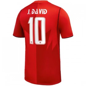 Camiseta de fútbol Canadá J. David 10 1ª equipación Copa Mundial 2026