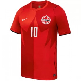 Camiseta de fútbol Canadá J. David 10 1ª equipación Copa Mundial 2026