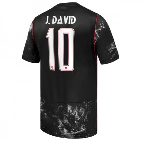 Camiseta de fútbol Canadá J. David 10 2ª equipación Copa Mundial 2026 Camiseta de fútbol Canadá J. David 10 2ª equipación Copa Mundial 2026