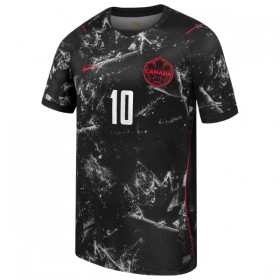 Camiseta de fútbol Canadá J. David 10 2ª equipación Copa Mundial 2026