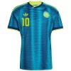 Camiseta de fútbol Colombia James 10 2ª equipación Copa Mundial 2026