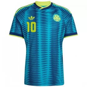Camiseta de fútbol Colombia James 10 2ª equipación Copa Mundial 2026