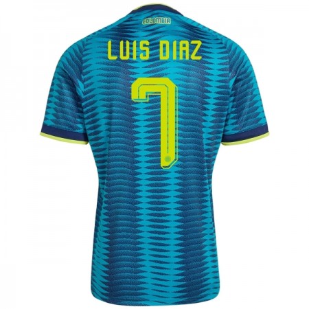 Camiseta de fútbol Colombia Luis Diaz 7 2ª equipación Copa Mundial 2026 Camiseta de fútbol Colombia Luis Diaz 7 2ª equipación Copa Mundial 2026
