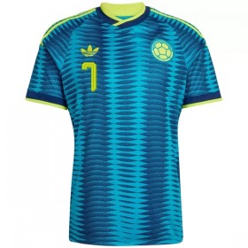 Camiseta de fútbol Colombia Luis Diaz 7 2ª equipación Copa Mundial 2026