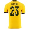 Camiseta de fútbol Ecuador Caicedo 23 1ª equipación Copa Mundial 2026