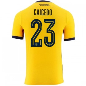 Camiseta de fútbol Ecuador Caicedo 23 1ª equipación Copa Mundial 2026