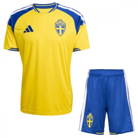 Camiseta de fútbol Suecia Niño 1ª equipación Copa Mundial 2026 Camiseta de fútbol Suecia Niño 1ª equipación Copa Mundial 2026