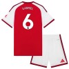 Camiseta de fútbol Arsenal Gabriel 6 Niño 1ª equipación 2026-27 Camiseta de fútbol Arsenal Gabriel 6 Niño 1ª equipación 2026-27