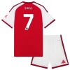 Camiseta de fútbol Arsenal Saka 7 Niño 1ª equipación 2026-27