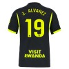 Camiseta de fútbol Atlético Madrid J. Alvarez 19 Niño 2ª equipación 2026-27