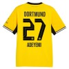 Camiseta de fútbol Borussia Dortmund Adeyemi 27 1ª equipación 2026-27 Camiseta de fútbol Borussia Dortmund Adeyemi 27 1ª equipación 2026-27
