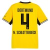 Camiseta de fútbol Borussia Dortmund N. Schlotterbeck 4 1ª equipación 2026-27 Camiseta de fútbol Borussia Dortmund N. Schlotterbeck 4 1ª equipación 2026-27