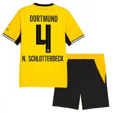 Camiseta de fútbol Borussia Dortmund N. Schlotterbeck 4 Niño 1ª equipación 2026-27