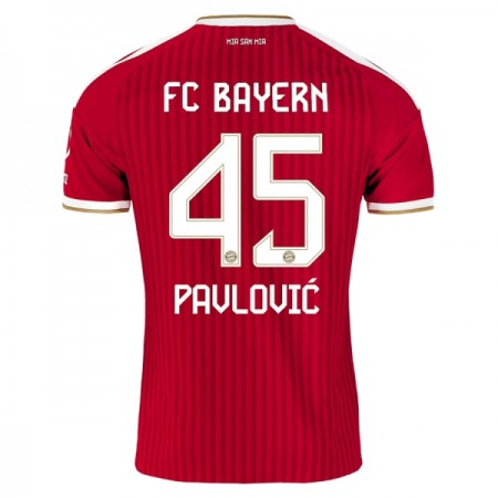 Camiseta de fútbol FC Bayern de Múnich Pavlovic 45 1ª equipación 2026-27 Camiseta de fútbol FC Bayern de Múnich Pavlovic 45 1ª equipación 2026-27