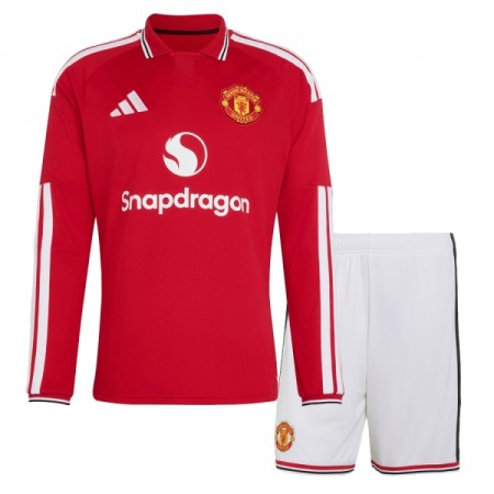 Camiseta de fútbol Manchester United Niño 1ª equipación 2026-27 Manga Larga Camiseta de fútbol Manchester United Niño 1ª equipación 2026-27 Manga Larga