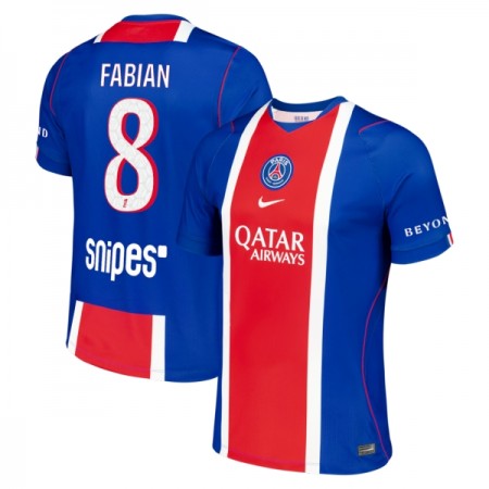 Camiseta de fútbol Paris Saint Germain Fabian 8 1ª equipación 2026-27 Camiseta de fútbol Paris Saint Germain Fabian 8 1ª equipación 2026-27