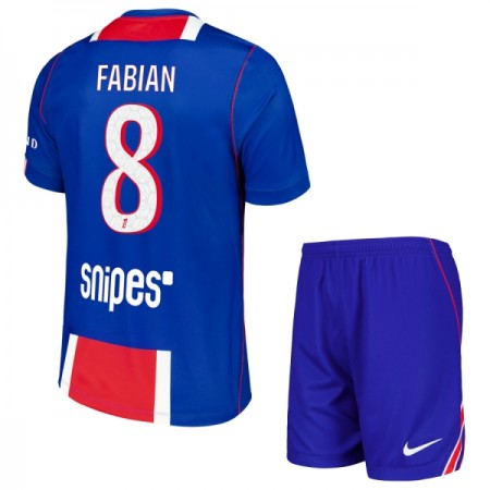 Camiseta de fútbol Paris Saint Germain Fabian 8 Niño 1ª equipación 2026-27 Camiseta de fútbol Paris Saint Germain Fabian 8 Niño 1ª equipación 2026-27