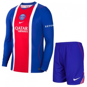 Camiseta de fútbol Paris Saint Germain Niño 1ª equipación 2026-27 Manga Larga