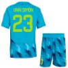 Camiseta de fútbol España Unai Simon 23 Portero Niño Copa Mundial 2026 Camiseta de fútbol España Unai Simon 23 Portero Niño Copa Mundial 2026