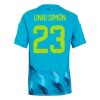 Camiseta de fútbol España Unai Simon 23 Portero Niño Copa Mundial 2026