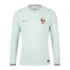 Camiseta de fútbol Francia 2ª equipación Copa Mundial 2026 Manga Larga
